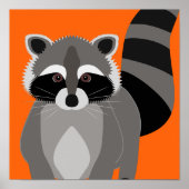 Raccoon Rascal Poster (Voorkant)