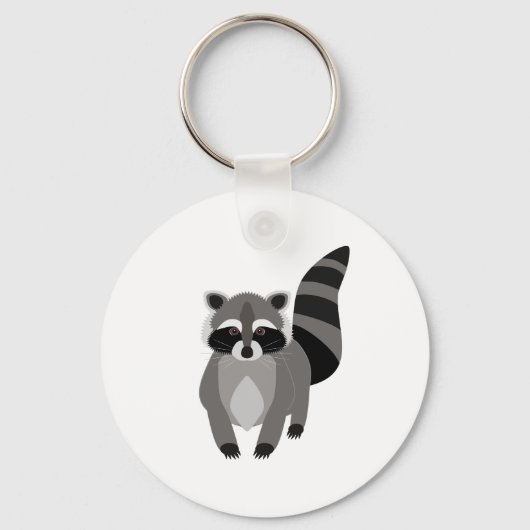 Raccoon Rascal Sleutelhanger (Voorkant)