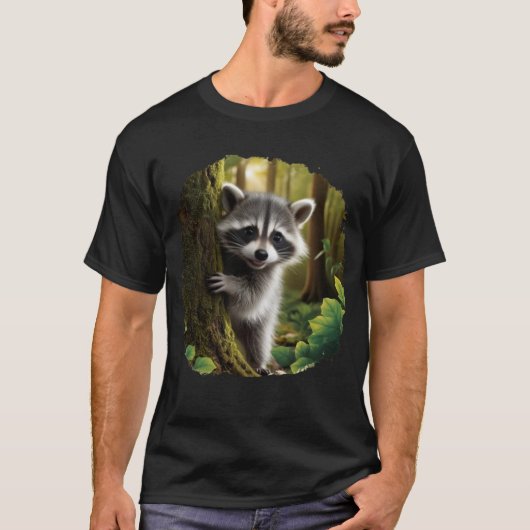 Raccoon Rascal T-shirt (Voorkant)