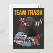 Raccoon Rat Trash Panda Garbage Animal Humor Briefkaart (Voorkant / Achterkant)