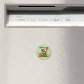 Raccoon Refrigerator Magnet (Insitu (Vaatwasser))