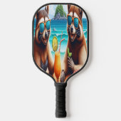 Raccoon rendez-vous pickleball paddle (Voorkant)