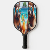Raccoon rendez-vous pickleball paddle (Achterkant)