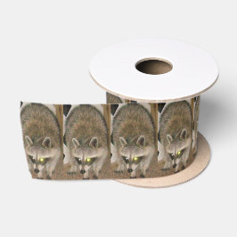 Raccoon Ribbon Satijnen Lint