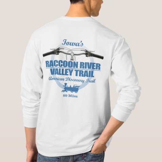 Raccoon River Valley Trail (H2) T-shirt (Achterkant)