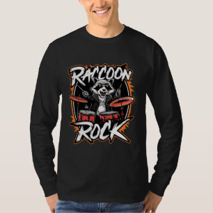 Raccoon Rock T-shirt - Grappig Raccoon Cowboy Desi