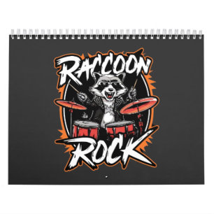 Raccoon Rock T-shirt - Grappig Raccoon Cowboy Desi Kalender