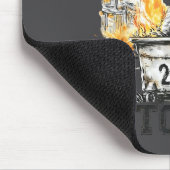 Raccoon Rollin Into 2026 Funny Dumpster Fire 2025  Muismat (Hoek)