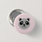 Raccoon Ronde Button 3,2 Cm (Voorkant /achterkant)