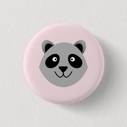Raccoon Ronde Button 3,2 Cm (Voorkant)
