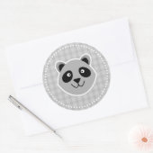 Raccoon Ronde Sticker (Envelop)