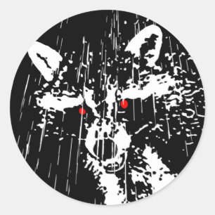 Raccoon Ronde Sticker