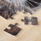 Raccoon schilderen legpuzzel (Zijkant)