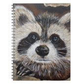Raccoon schilderen notitieboek (Voorkant)
