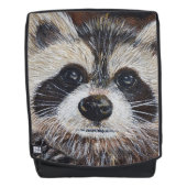 Raccoon schilderen rugtassen (Voorkant)