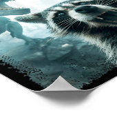 Raccoon Selfie With Tyrannosaurus T Rex Adventure  Poster (Hoek)