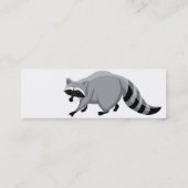 Raccoon - Skinny Mini Visitekaartje (Achterkant)