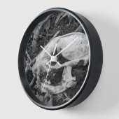 Raccoon Skull Zwart-wit fotografie (Hoek)