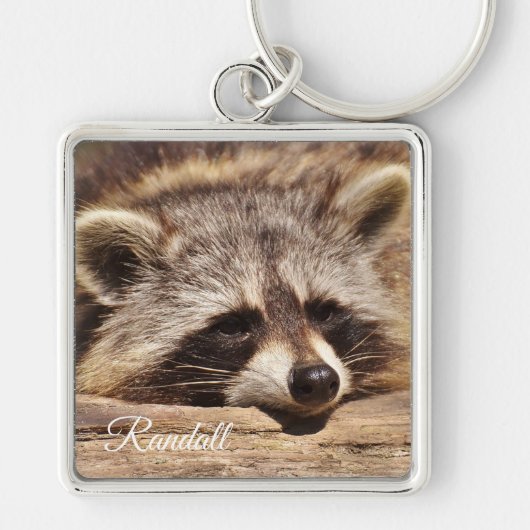 Raccoon Sleutelhanger (Voorkant)