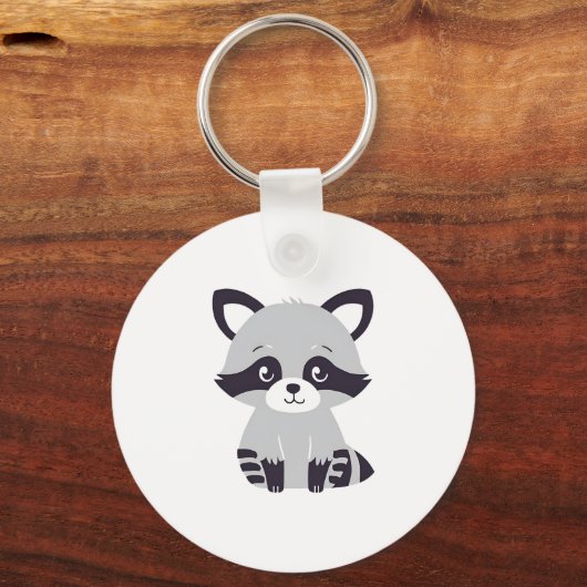 Raccoon Sleutelhanger (Voorkant)
