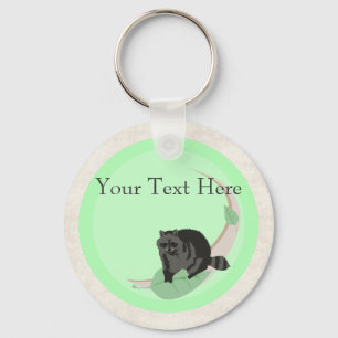 Raccoon Sleutelhanger