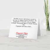 Raccoon Sluiten Kaart (Achterkant)