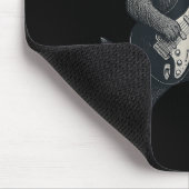 Raccoon spelen gitaar rock en roll cadeau Mannen v Muismat (Hoek)