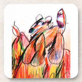 Raccoon spelen herfst bier onderzetter