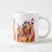 Raccoon spelen herfst grote koffiekop (Rechts)