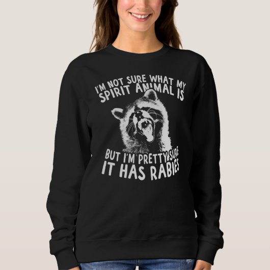 Raccoon Spirit Animal Trui (Voorkant)