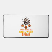 Raccoon Spirit Halloween Pumpkin Party Bureaumat (Voorkant)
