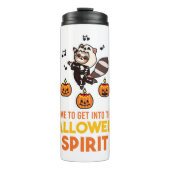 Raccoon Spirit Halloween Pumpkin Party Thermosbeker
