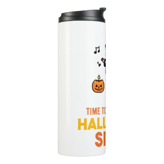 Raccoon Spirit Halloween Pumpkin Party Thermosbeker