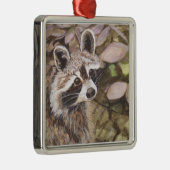 Raccoon Square Ornament (Rechts)