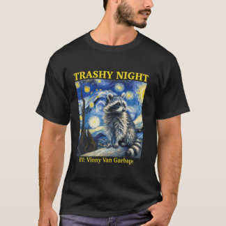 Raccoon Sterrennacht Van Funny Racoon Gifts Voor M T-shirt