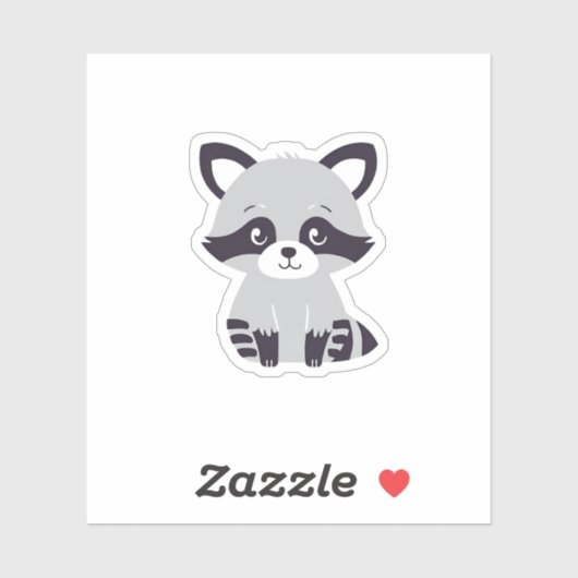 Raccoon Sticker (Vel)