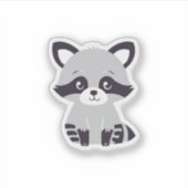 Raccoon Sticker (Voorkant)