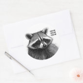Raccoon Sticker (Envelop)