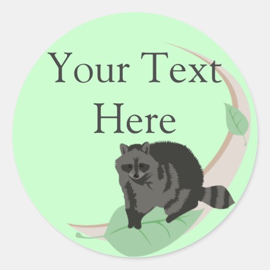 Raccoon Stickers (Voorkant)