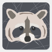 Raccoon stickers (Voorkant)