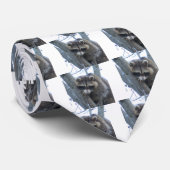 Raccoon Stropdas (Opgerold)