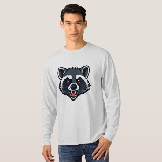 Raccoon T-shirt (Voorkant volledig)