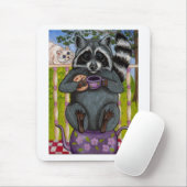RACCOON Tea Guest Mousepad Muismat (Met muis)