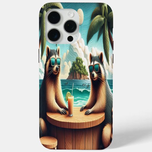 Raccoon Tea Party Case-Mate iPhone Case (Achterkant)