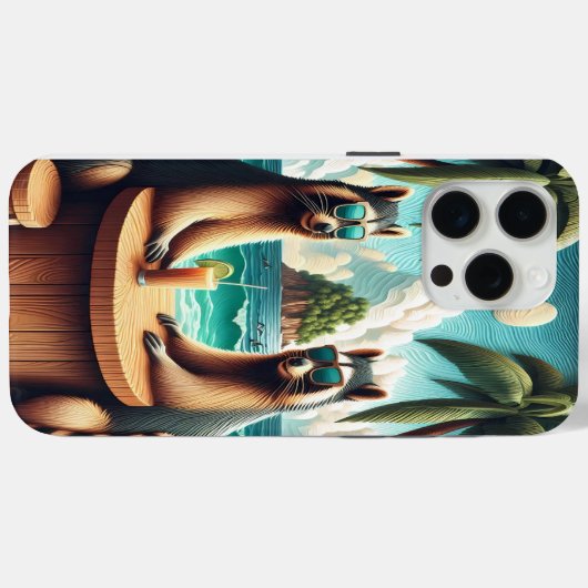 Raccoon Tea Party Case-Mate iPhone Case (Achterkant (horizontaal))