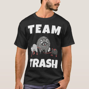 Raccoon Team Leuke Trash Panda Ringtail Lover T-shirt