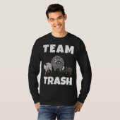 Raccoon Team Leuke Trash Panda Ringtail Lover T-shirt (Voorkant volledig)