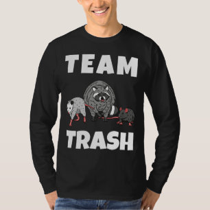 Raccoon Team Leuke Trash Panda Ringtail Lover T-shirt