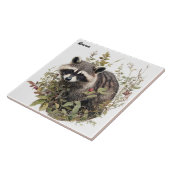 Raccoon Tegeltje (Zijkant)