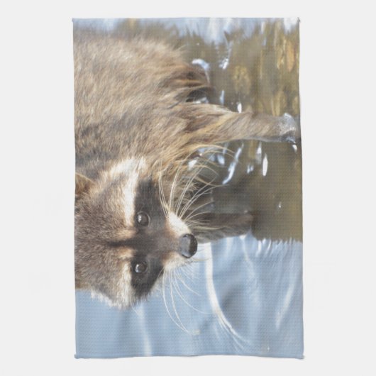 Raccoon Theedoek (Verticaal)